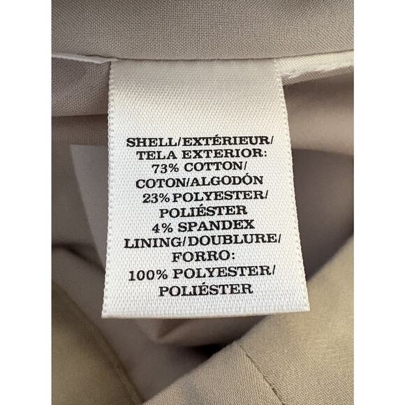 Ann Taylor Beige Pencil Skirt Career Womens Size 8 (1848) - Picture 5 of 6